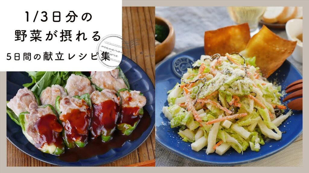 管理栄養士が教える！野菜たっぷり献立
