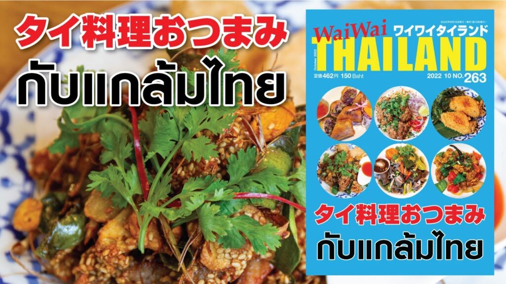 月刊ワイワイタイランドNo.263 ：タイ料理おつまみ特集 🇯🇵🇹🇭