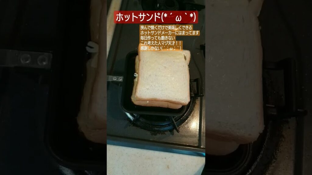 ホットサンド(*´ω｀*)#簡単レシピ #簡単 #レシピ #おつまみ #おつまみレシピ #参加型配信 #オジサン #卵焼き #卵 #厚焼き玉子 #料理 #料理動画
