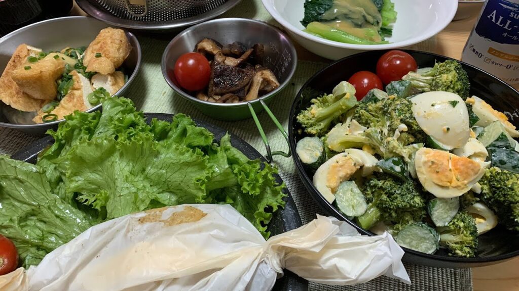 ようこそ居酒屋川リバへ！野菜多めのヘルシーおつまみ【プラベキャンプ場と猫と糖尿病食】年末っぽさ演出♪【週末里山料理VLOG】