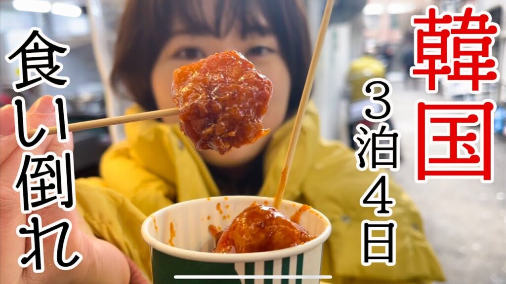 韓国旅行3泊4日！絶品ごはん食べまくりVlog🇰🇷