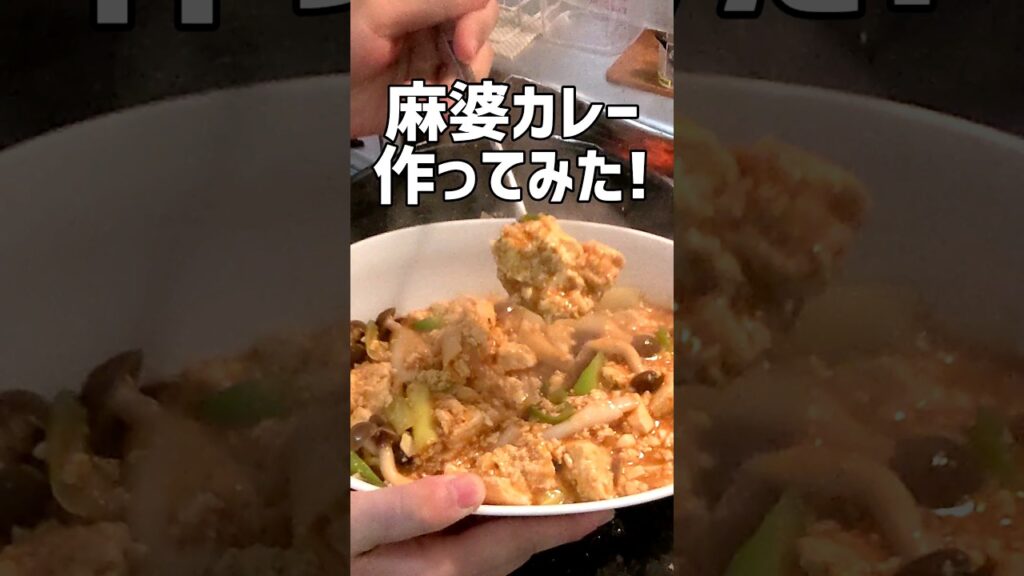麻婆カレーを作ってみた！#麻婆豆腐 #カレー #料理研究家リュウジ さん