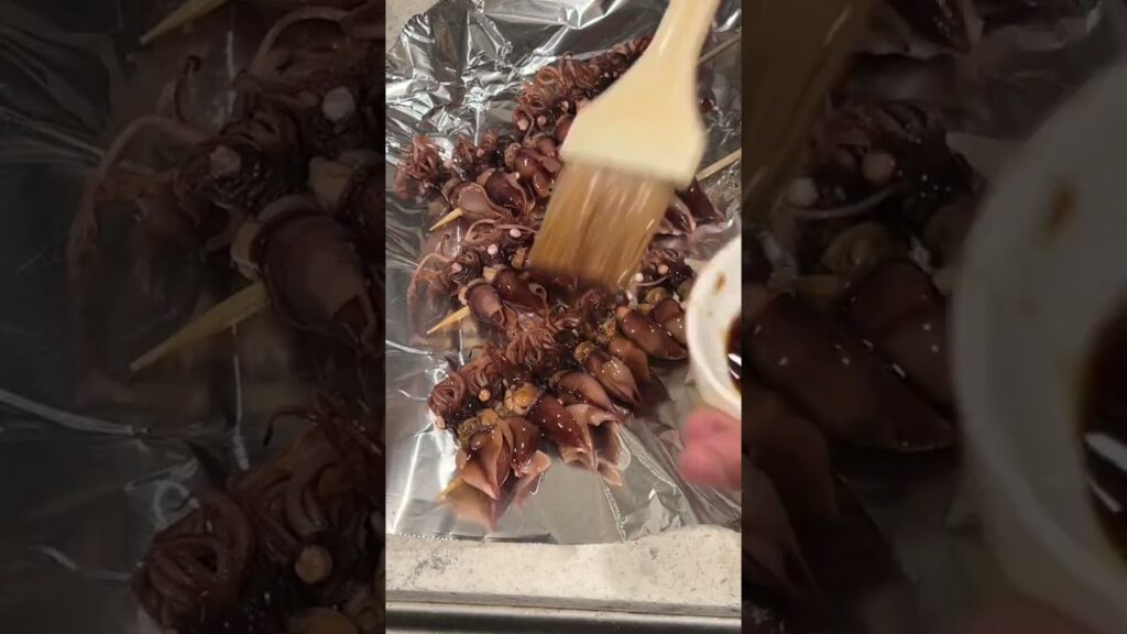 ホタルイカの串焼き #おうちごはん #ひとりごはん #簡単レシピ #料理男子 #男飯 #晩酌 #おつまみ