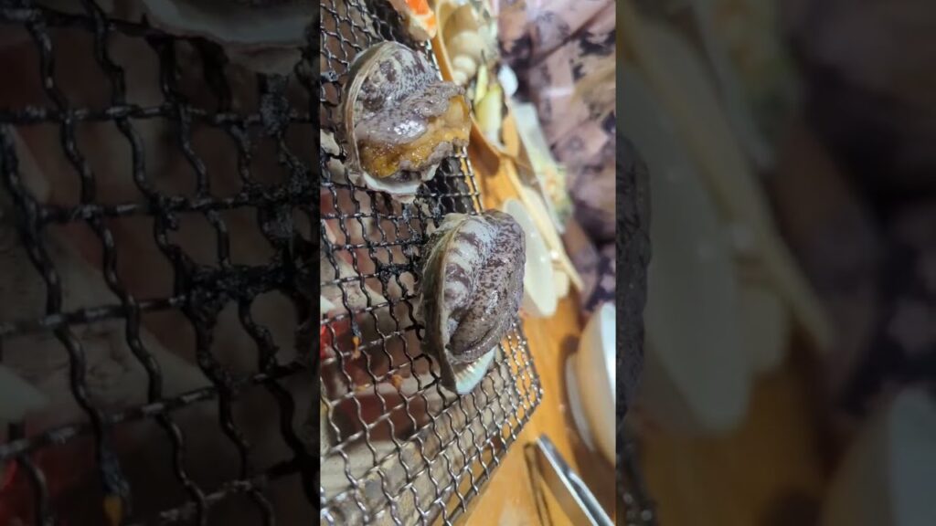 鮑の踊り焼き（残酷やな） #shorts #料理 #レシピ