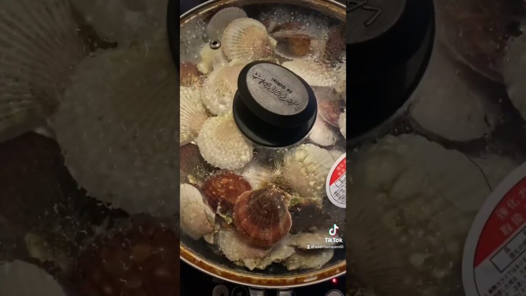 てきとー酒蒸し #food #料理動画 #ホタテ #稚貝 #簡単料理 #おつまみ