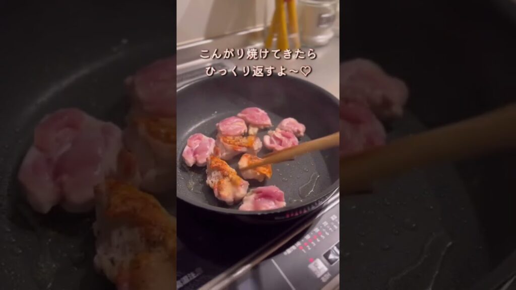 【簡単レシピ】キャベツと鶏肉のガーリック炒め♡#short#簡単レシピ#鶏肉レシピ#晩ごはん#時短