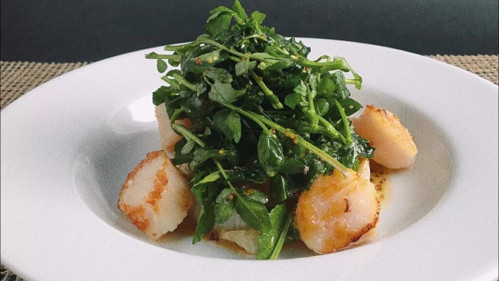 音声ガイド。簡単美味しいおつまみです。ホタテのムニエル。