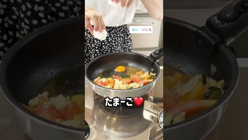 夏野菜ガパオライス❤️#時短レシピ#お料理動画 #ズボラ飯