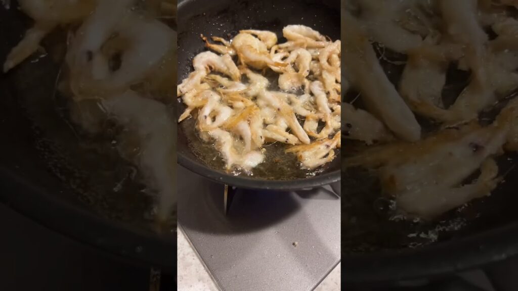 白エビの唐揚げ #おつまみ #ひとりごはん #料理男子 #晩酌 #男飯 #簡単レシピ #cooking #food #japanesefood