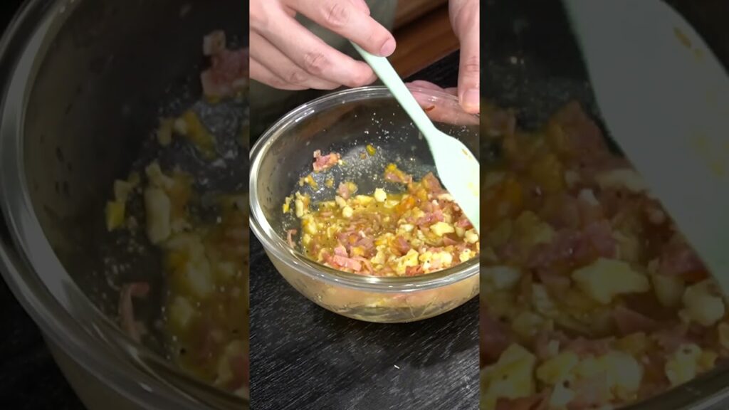 ガチでそうめんより食べたくなる濃厚冷製パスタ【冷やしカルボナーラ】 #shorts